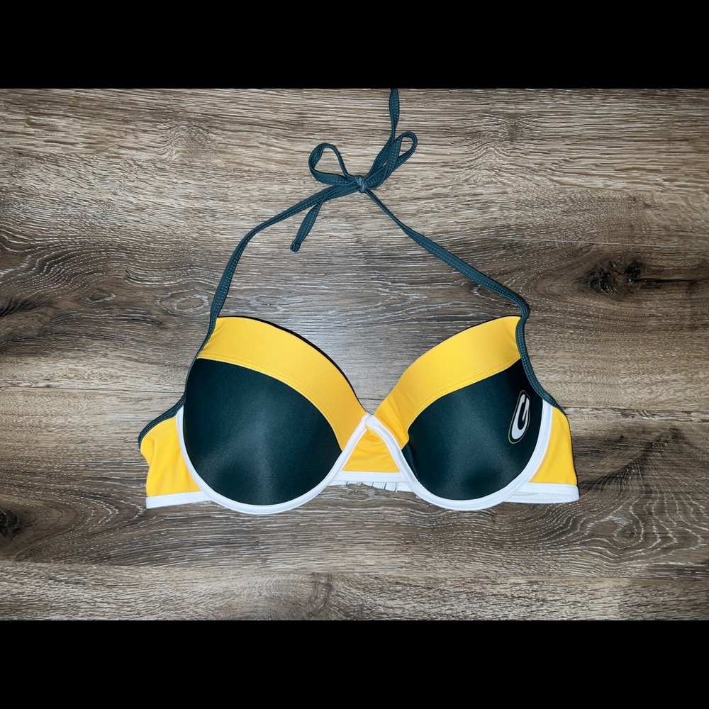 NFL Green Bay packer women’s bikini top size XL